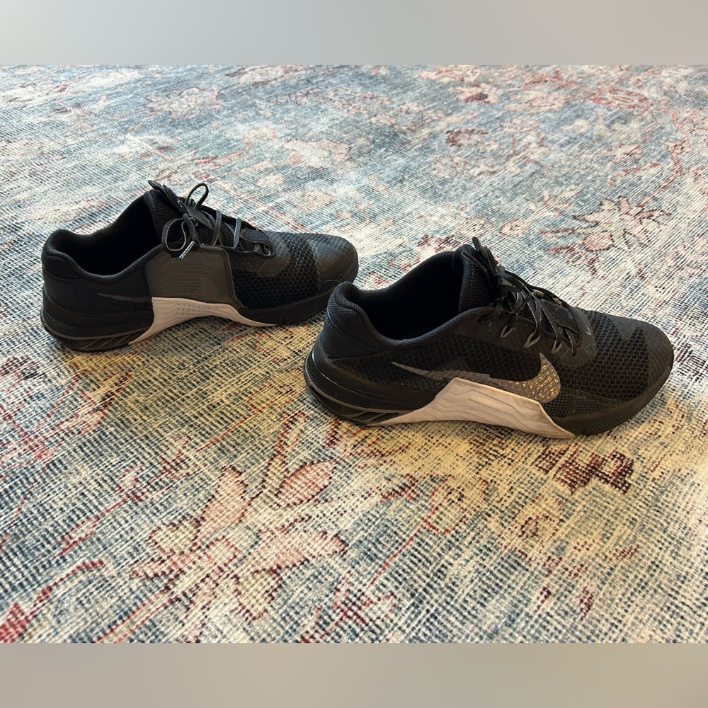 Nike Metcon black/white/silver Size 9.5